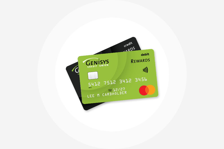 Genisys Debit Rewards and Credit Rewards Mastercard