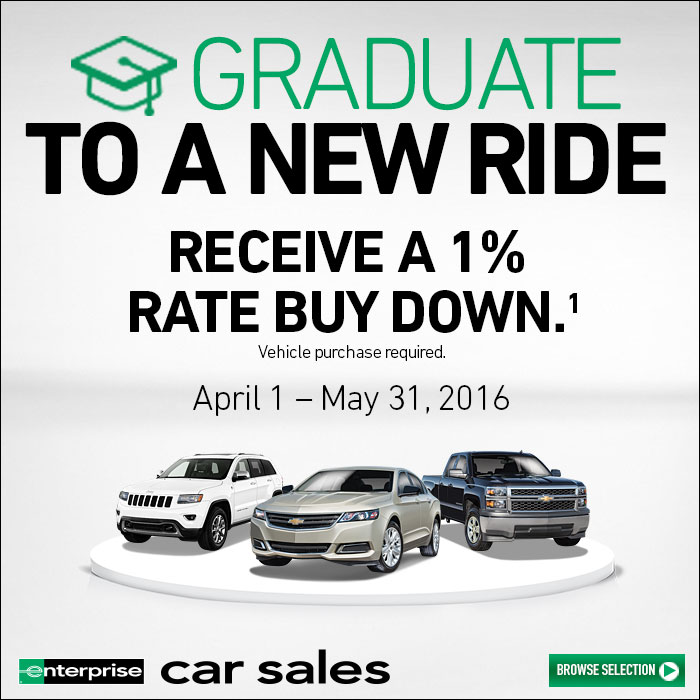 Enterprise Car S Genisys Credit Union Graduate To A New Ride