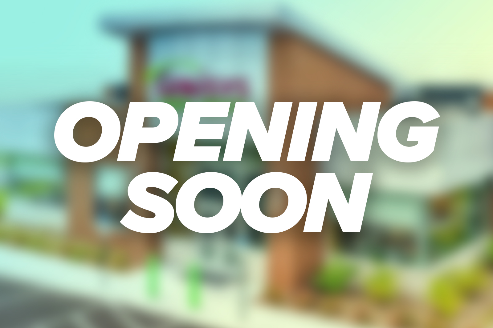 Opening Soon text over a blurred out image of a Genisys Credit Union branch